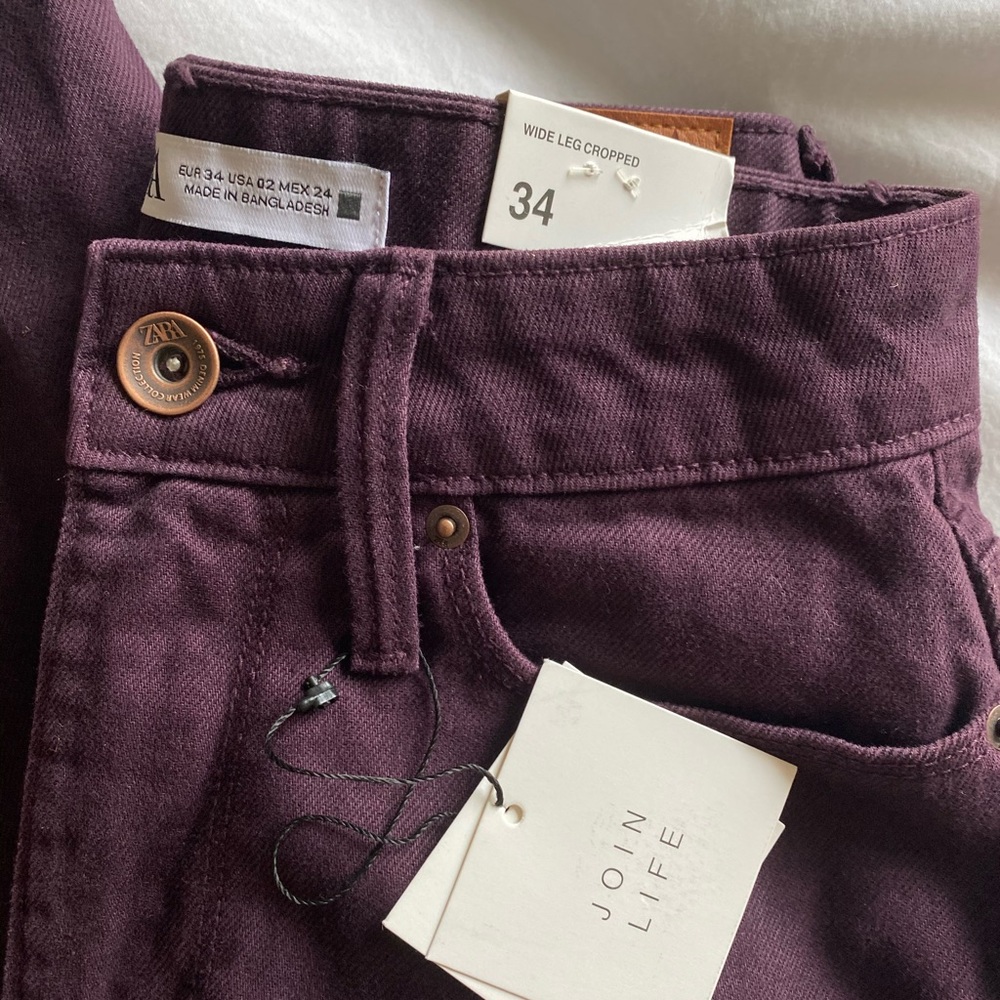 Zara wide leg jeans
